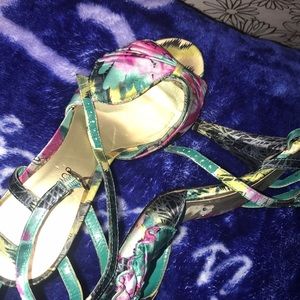 Flower Designed Heels